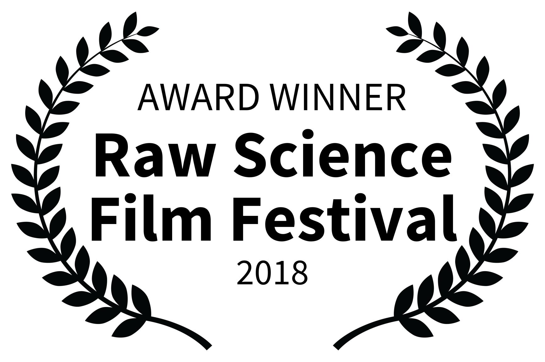 AWARD WINNER - Raw Science Film Festival laurel 2018.png